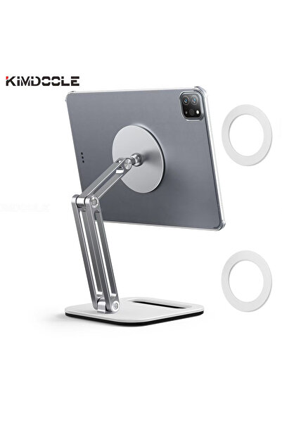 Choice حامل لوحي مغناطيسي معدني من Artpowers مع حلقتين، مناسب للطاولة والمكتب، يدعم جهاز iPad Pro