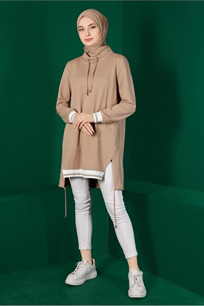 Alvina RİBANALI BAĞCIKLI EŞOFMAN TUNİK 43309