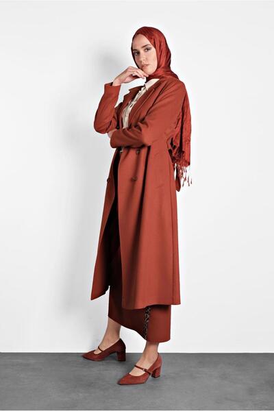 Alvina Пальто з ґудзиками та поясом 90003