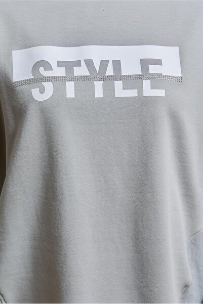 Alvina YAZI BASKILI PANTOLONLU EŞOFMAN TAKIM 44405