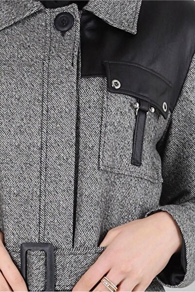 Alvina KEMERLİ TRENÇKOT 10813