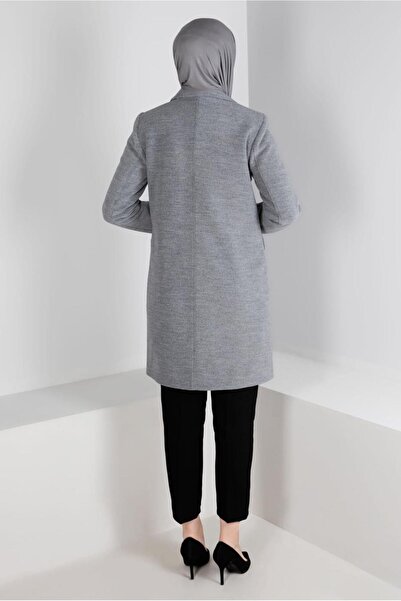 Alvina Buttoned and Pocketed Coat 90381-2