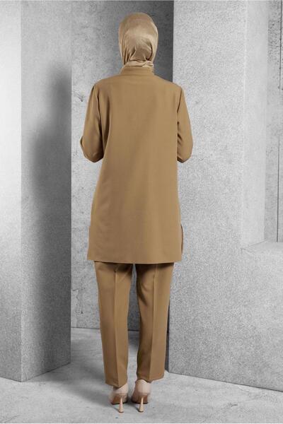 Alvina 45117 Model Shirt Collar and Pants Set