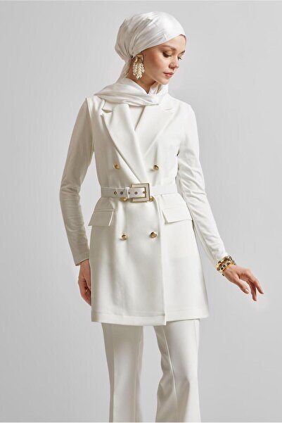 Alvina Belted Vest and Trousers Suit 45519