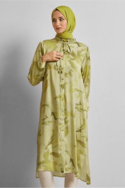 Alvina Satin Shirt Tunic 45403