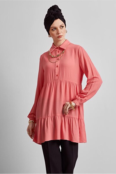 Alvina Shirt Collar Tunic 44809