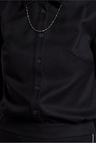 Alvina 45240 Μπλούζα με γιακά πουκάμισο μοντέλου