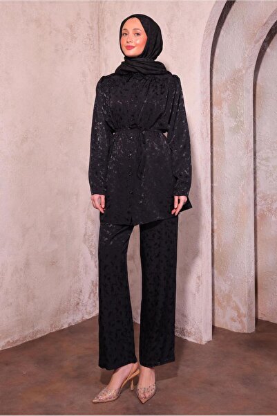 TRENDTESETTÜR ΓΥΝΑΙΚΕΙΟ ΜΑΥΡΟ ΠΑΝΤΕΛΟΝΙ ΖΑΚΑΡ ΣΕΤ T 7874