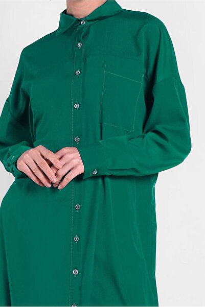 Alvina Buttoned Tunic with Side Slips 4435