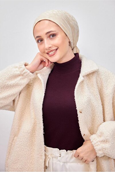 TRENDTESETTÜR Corded Plum Colored Women's SweaTer - Sleeveless T 8253