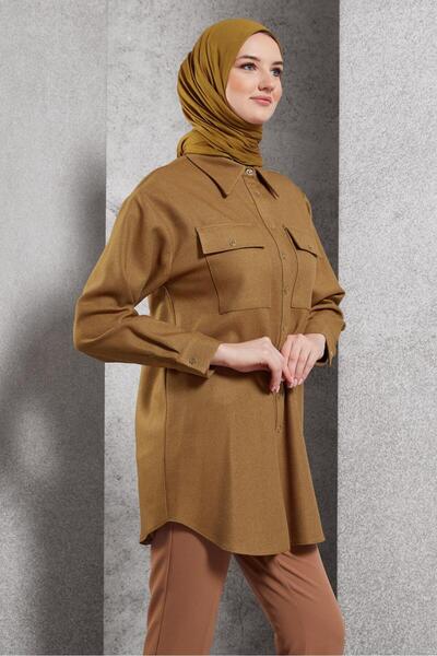 Alvina Shirt Collar Tunic 45069