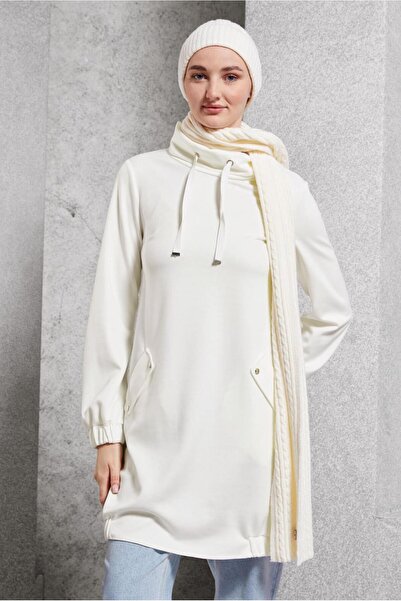 Alvina YAKASI BAĞCIKLI TUNİK 45075