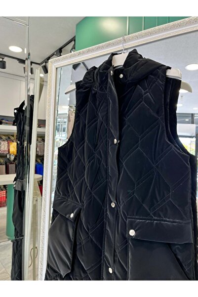 MERAM BUTİK Nurgün Inflatable Vest - Black - 42