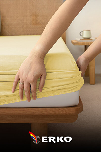 Erko Dört Mevsim 100% Cotton Combed Cotton Elastic Sheet Single Double King Size