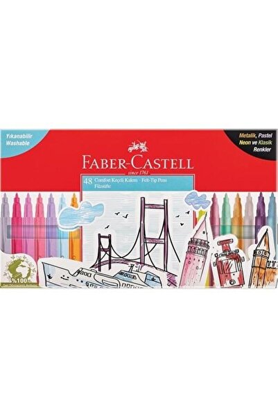 Faber Castell طقم قلم ماكسي مريح 48 لونًا