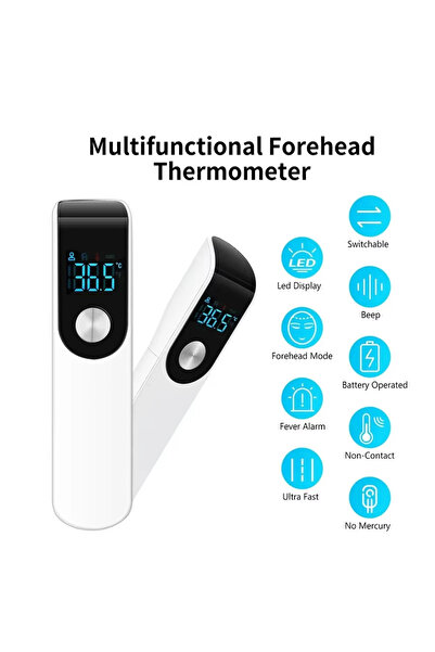 choice2 WHITE Medical Digital Infrared Thermometer Quick Temperature Measurement Medical Handheld Body Foreh