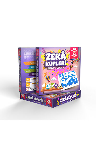 Bundera Zeka Küpleri Sihirli Küpler Görsel Beceri Küpleri Akıl Ve Zeka Oyunu - V2 Yeni