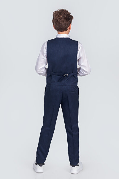 Zaziko Kids Erkek Çocuk Takım Elbise(YELEK GÖMLEK, PANTOLON)tkm-2411-z