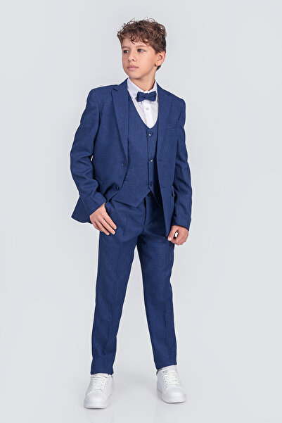 Zaziko Kids Smoking pentru băiat (JACHETĂ-VESTĂ-CĂMĂȘĂ-BUTĂ-PANTALON) Te 4000