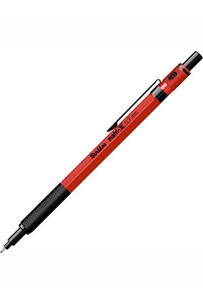 Scrikss SCRİKSS OFFİCE MATRİ-X MEKANİK KURŞUN KALEM 0.7 mm KIRMIZI