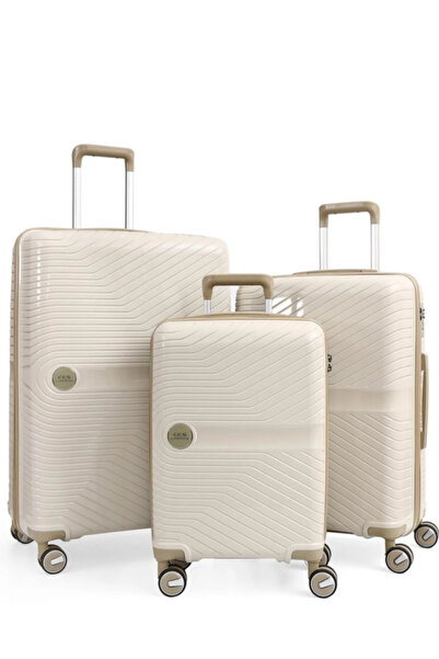 ÇÇS 5239 Polipropilen 3 lü Valiz Seti