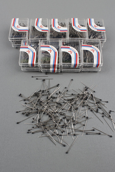 Mortex 200’lü Siyah Toplu İğne Seti – Türban, Eşarp, Şal, Düğün, Kına, Nişan,...