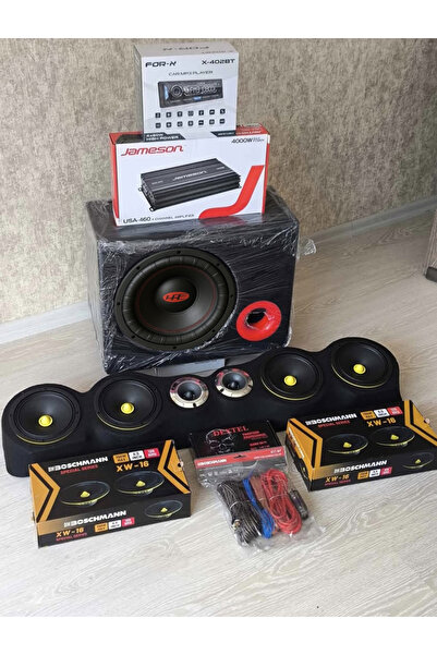 patili tasarım Oto Ses Sistem Paketi Full Eksiksiz