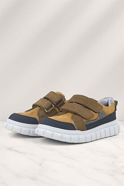 Rakerplus Pantofi de școală sport casual pentru copii din piele naturală maro...