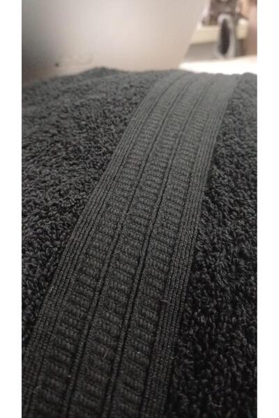 Miabella Home Soft 100% Cotton Hand Face Towel, Black Sports Towel Quick Dry 50X90 cm