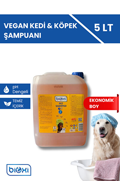 Bioxi Kuruluk Ve Karşıtı, Temizleyici Ve Besleyici , Kedi Ve Köpek Şampuanı 5 Lt