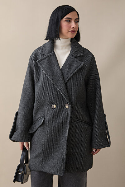 InStyle Рукав Аполет Деталь Каше Кабана - Антрацит