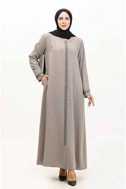 GÖZDE GİYİM EKG TAŞLI FERACE