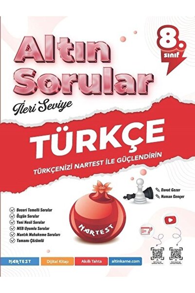 Nartest Yayınevi 8. Sınıf Power-up Türkçe Soru Bankası
