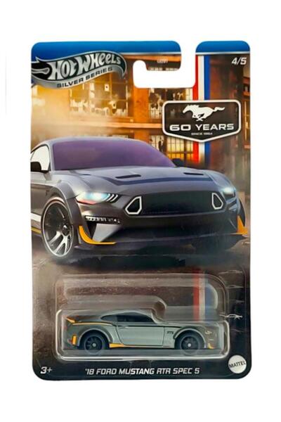 HOT WHEELS سلسلة الفضة 18 فورد موستانج آر تي آر سبيك 5 جيه بي واي 53