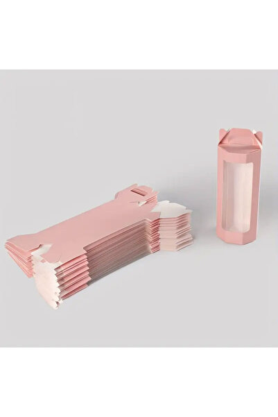 Choice علب هدايا أنيقة ثمانية الأضلاع بنافذة شفافة، مقاس 8.8 × 21 سم، 5 قطع، ...