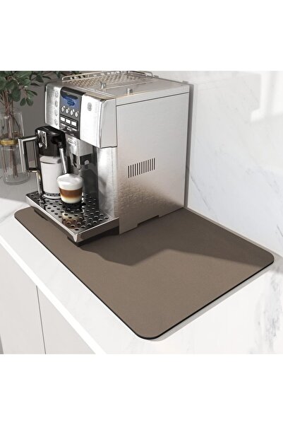Arabest Coffee Mat Hide Stains Rubber Backed Absorbent Tray Drying Mat for Ki...