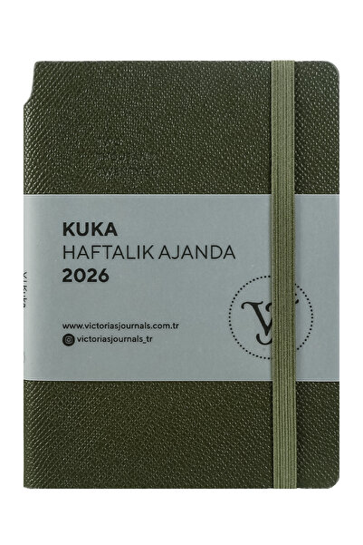 Victoria's Journals Kuka 2026 Weekly Pocket Agenda Flexible Cover