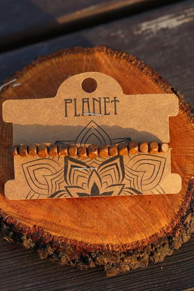 Paganca سوار خشبي طبيعي أصلي