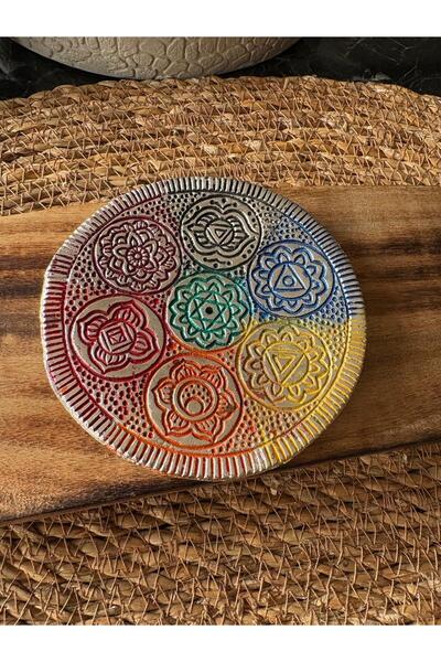 Paganca 7 Çakra Metal Çubuk & Konik Tütsülük