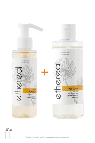 ethereal Probiyotik ve Canlandırıcı Cilt Temizleme Seti - Yüz Yıkama Jeli ve ...