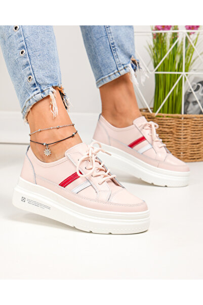 starlike Casual shoes in pink genuine leather AW90