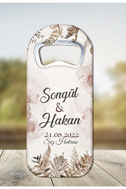 DeryalarPromosyon 10 Adet Kişiye Özel Kalıcı Baskı Hatıra Magneti Düğün Nişan...