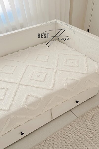 best house decor İskandinav Divan Örtüsü Pike,yatak Örtüsü,koltuk Örtüsü Oturma Kısmı