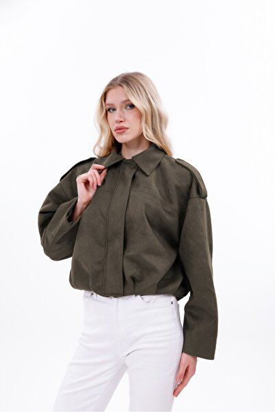 CEE Σουέντ μπουφάν με τσέπες