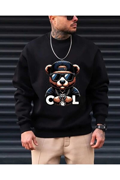 ORVIO Group Cool Bear Printed Sweatshirt
