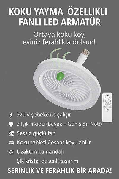 kialed Işıklı Pervane Ampul