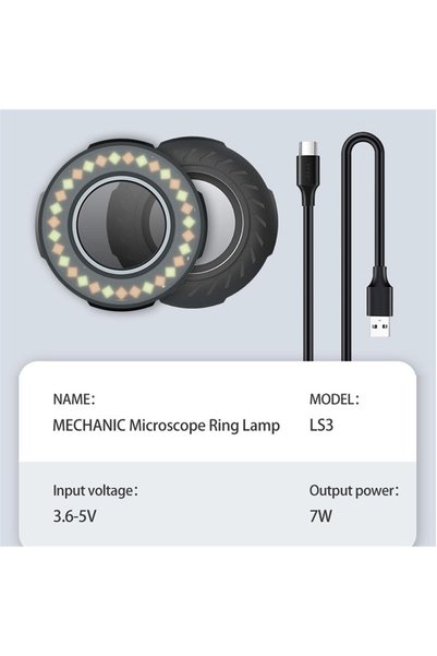 Generic Brand Ls3 Microscope Led Lamp 7W