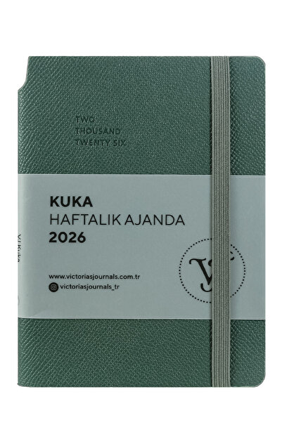 Victoria's Journals Kuka 2026 Weekly Pocket Planner A6 (9X14 cm) Flexible Cover