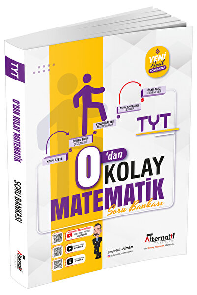 YENİ ALTERNATİF YAYINLARI ALTERNATİF YAYINLARI TYT 0'DAN KOLAY MATEMATİK SORU...
