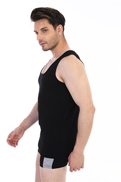 Çift Kaplan Ανδρικό εσώρουχο Ribana Woven Black 775